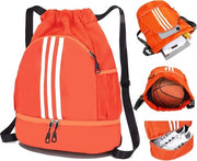 Borsa Sport Impermeabile con Multipli Comparti e Cinturino Alzabile