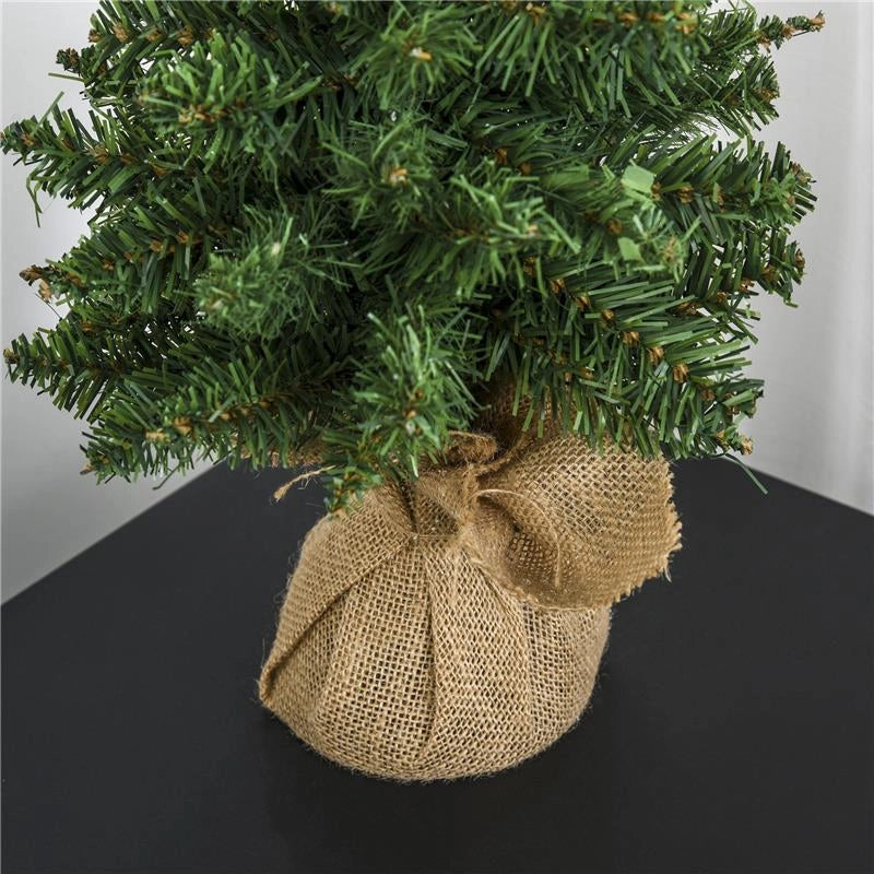 ALBERO DI NATALE MINI 55CM CON 50 RAMI FOLTI E AGHI REALISTICI IN PVC