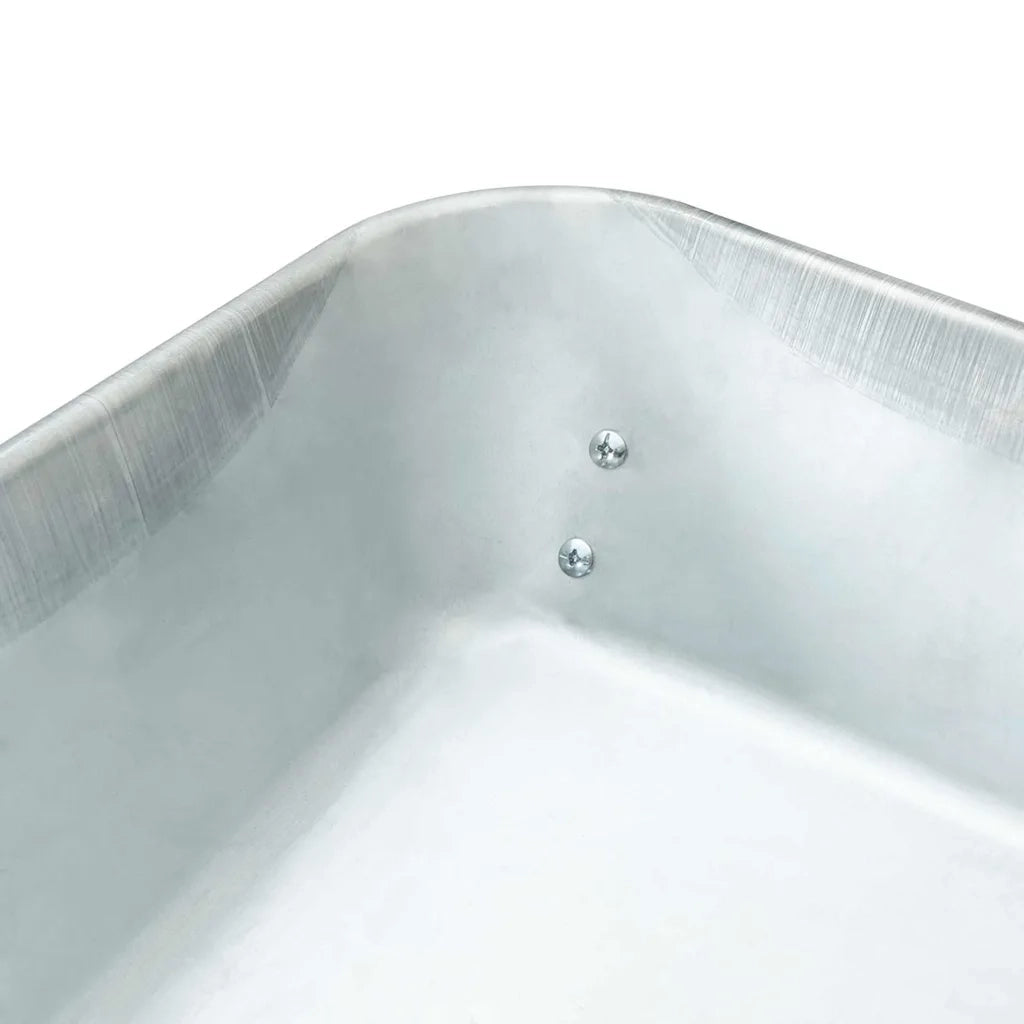 Carriole Argento e Nero 124 x 73 x 65 cm Acciaio CFW1169112