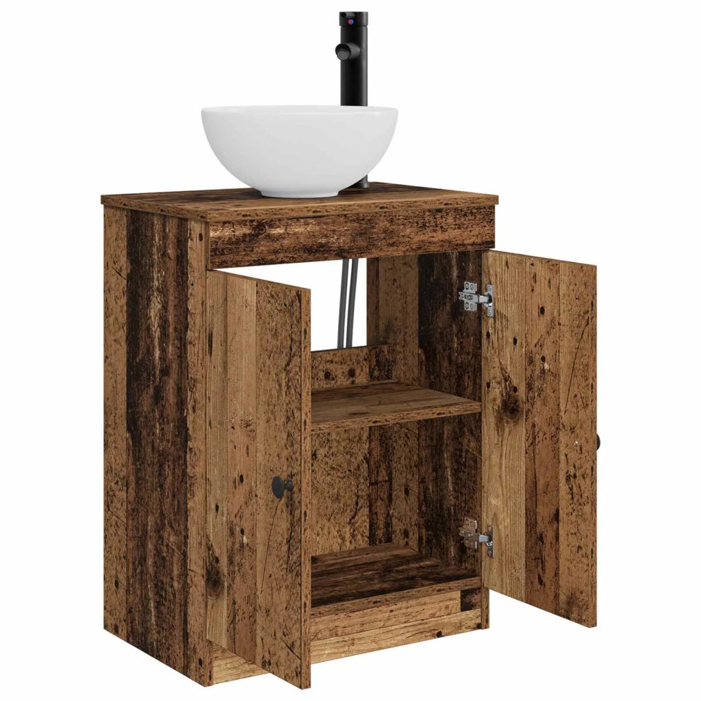 Mobile da bagno con lavabo Legno antico 54 x 35 x 83 cm 890120