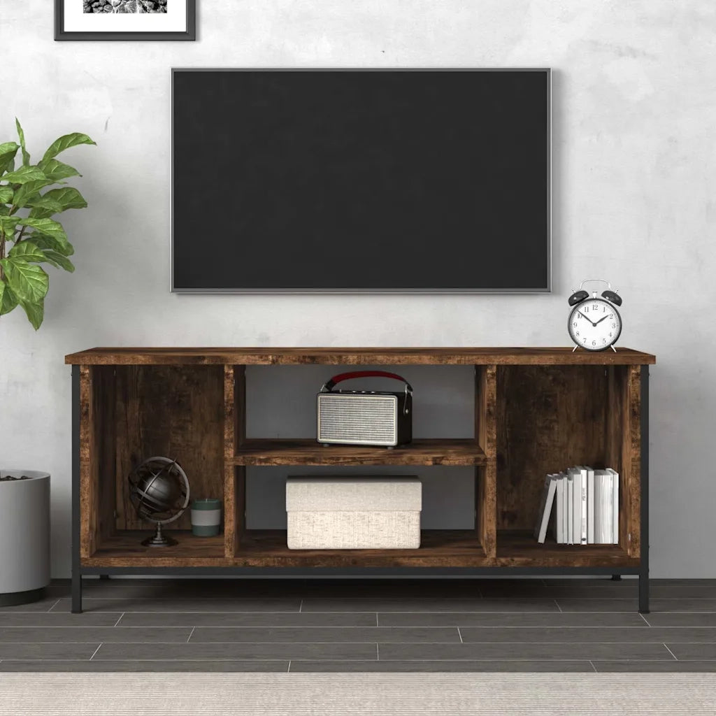 Mobile TV Rovere Fumo 102x35x45 cm in Legno Multistratocod mxl 102940