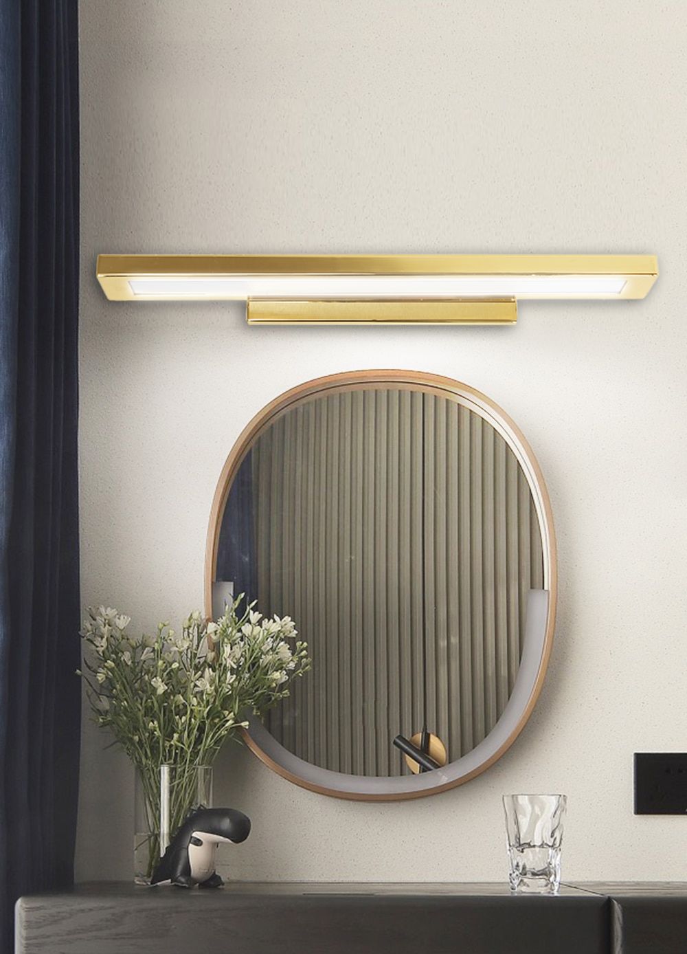 Lampada Da Parete Gold 80cm APP838-1W