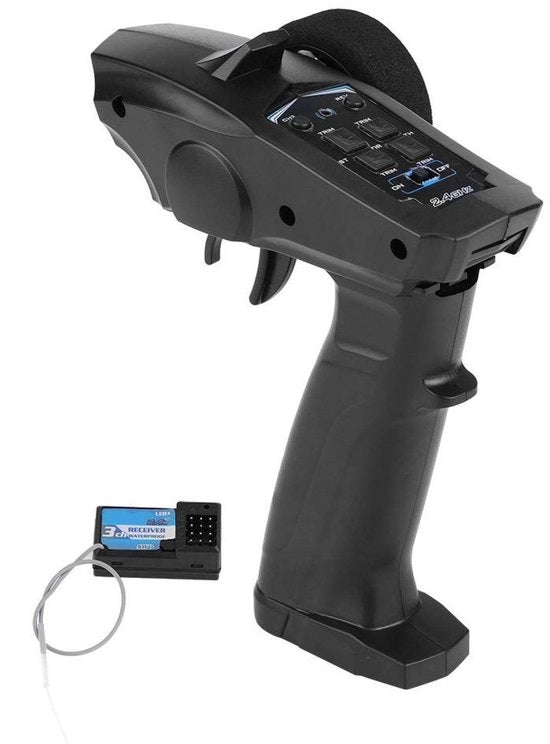 Ricevitore RC a 4 canali - Ergonomico - Funzioni regolabili - Leggero - Controllo Turbo R a distanza - Comando a distanza