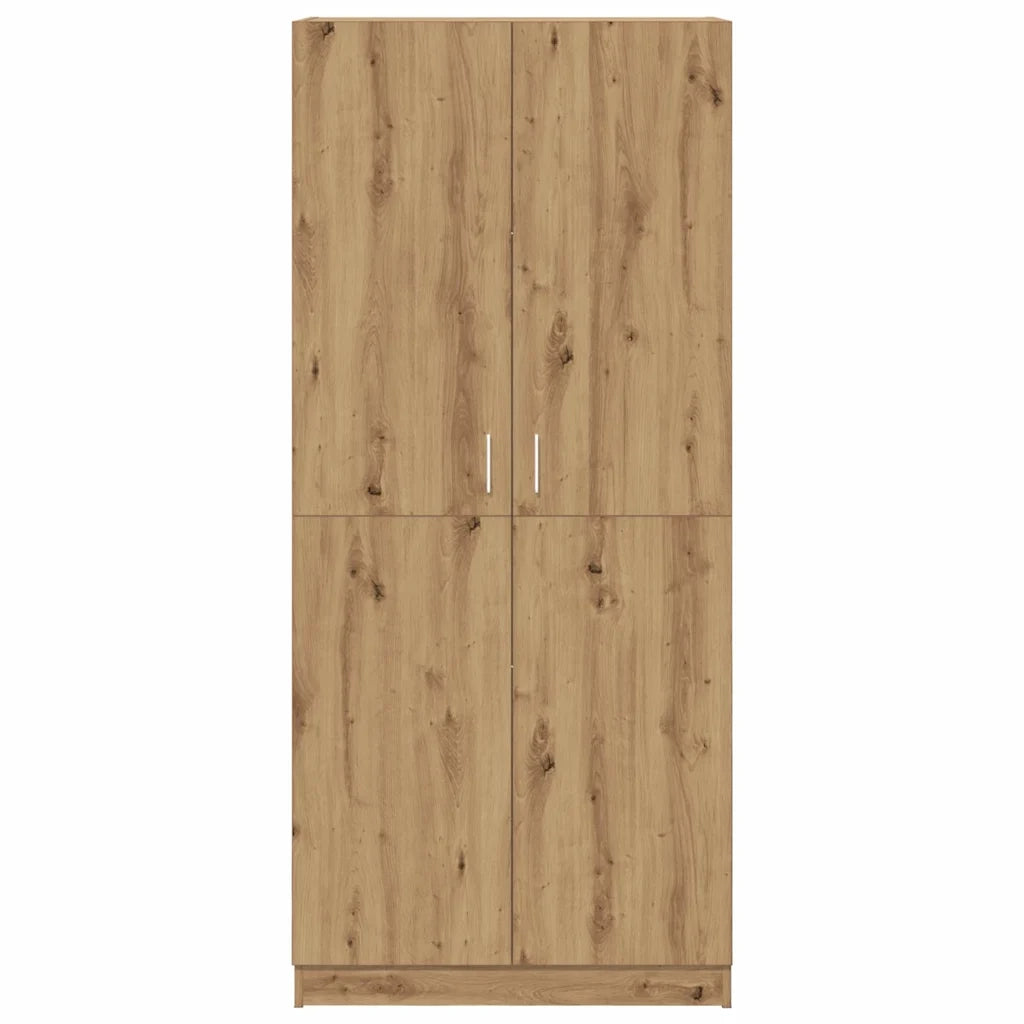 Armadio Rovere Artigianale 80x52x180 cm in Legno Multistrato 855883