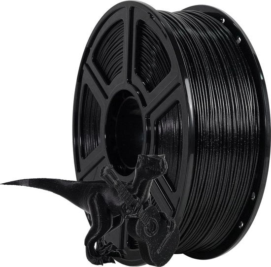 Filamento per stampa 3D 175 mm 1 kg bobina - precisione dimensionale +/- 0,002 mm - colore nero ASA Sparkle
