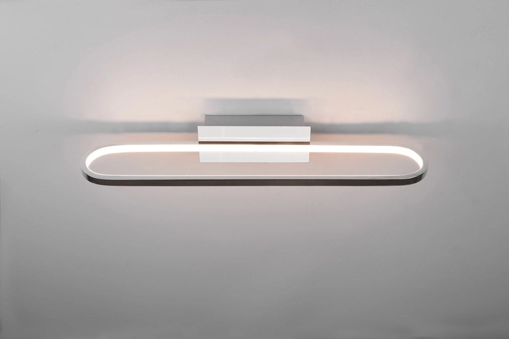 Applique da Interno a LED SMD in Metallo Cromo