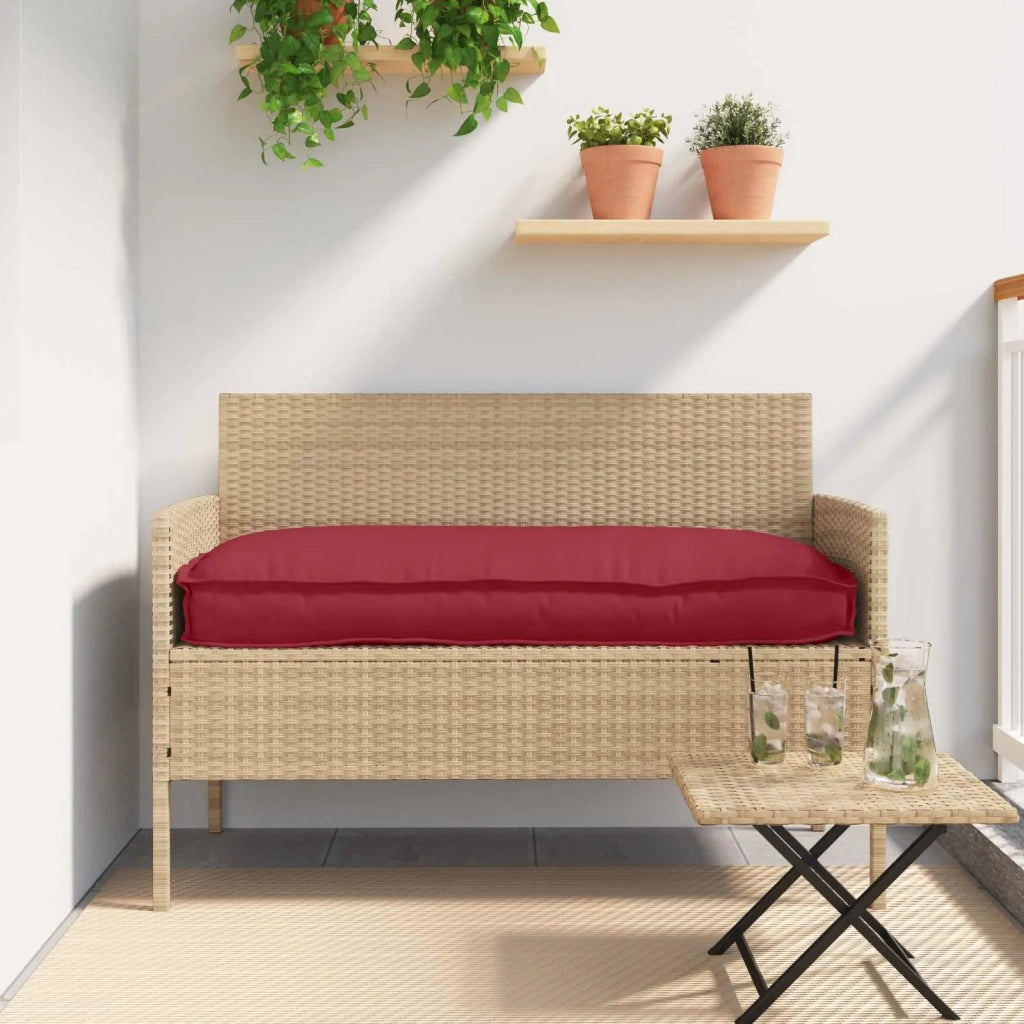 Cuscino Rosso Vino 120 x 60 x 12 cm Tessuto Oxford 42001564