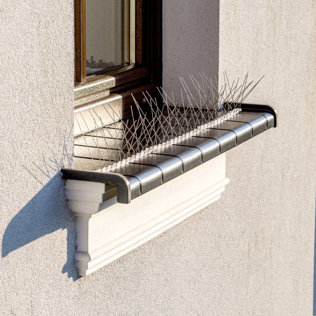 KADAX Punte anti-piccioni in acciaio inox, 16 cm, dense e resistenti, 9 pezzi, 3M