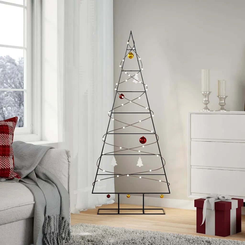 Albero di Natale | Decorazioni natalizie Decorativo in Metallo Nero 150 cm