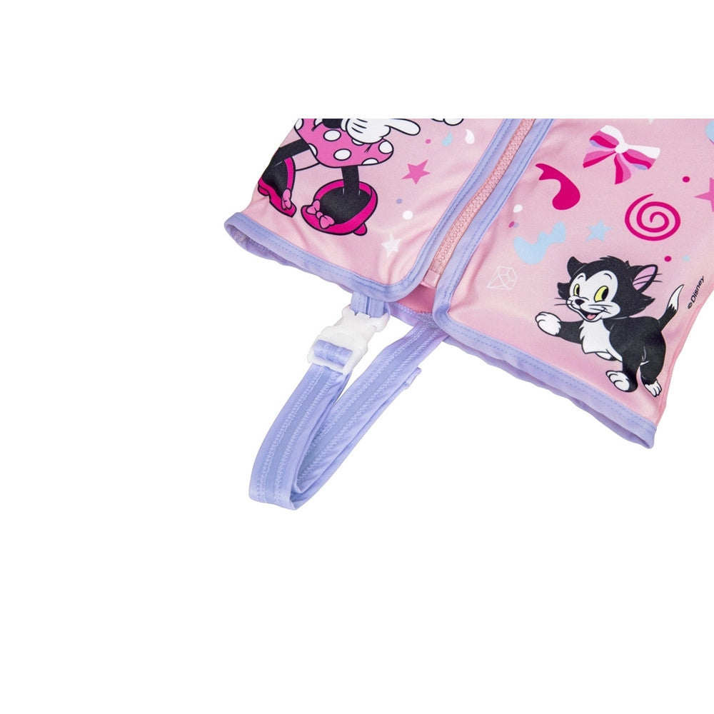 Trade Shop - Gilet Cuscinetti In Schiuma Salvagente Giubbotto Minnie Trainer Bambine 1-3 Anni 9101b -