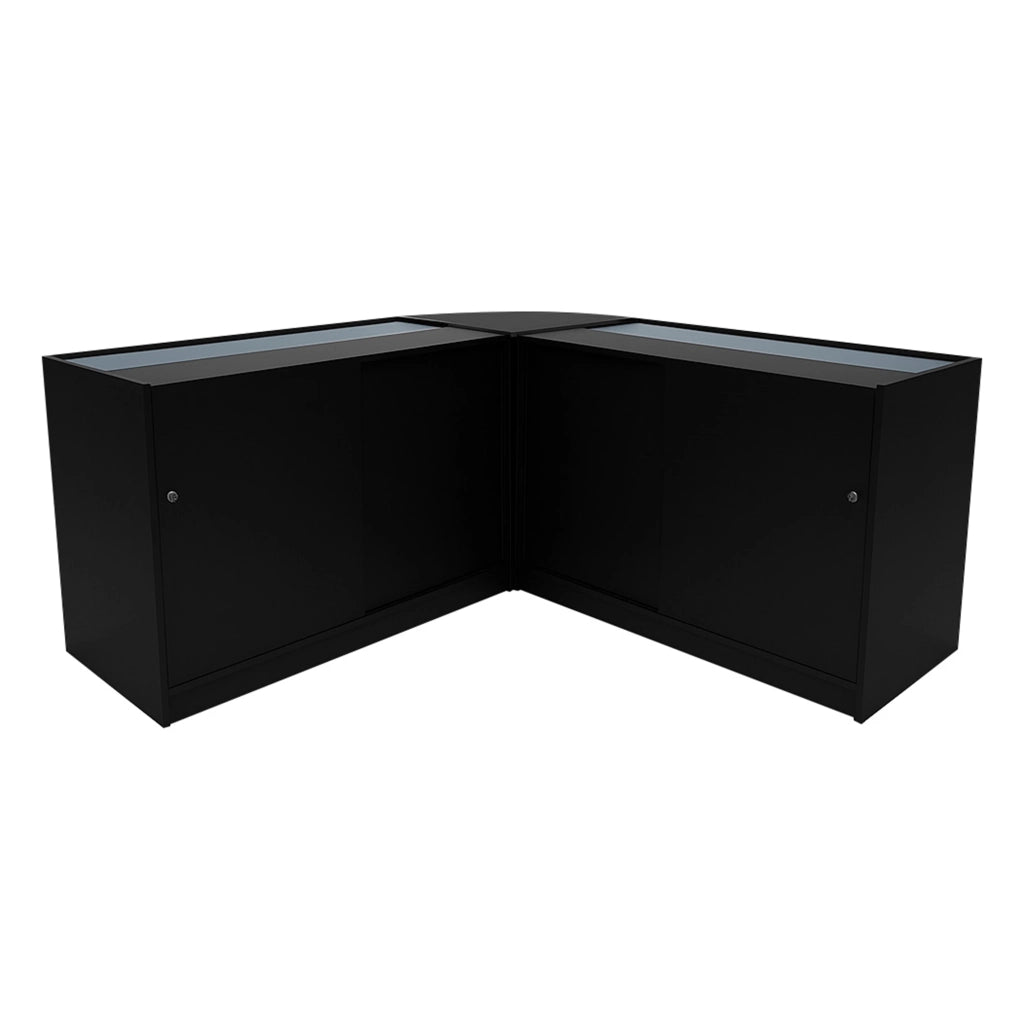 Set Banconi Andromeda LED C1200 x2 e LM60 – Nero, Vetro, Chiavi