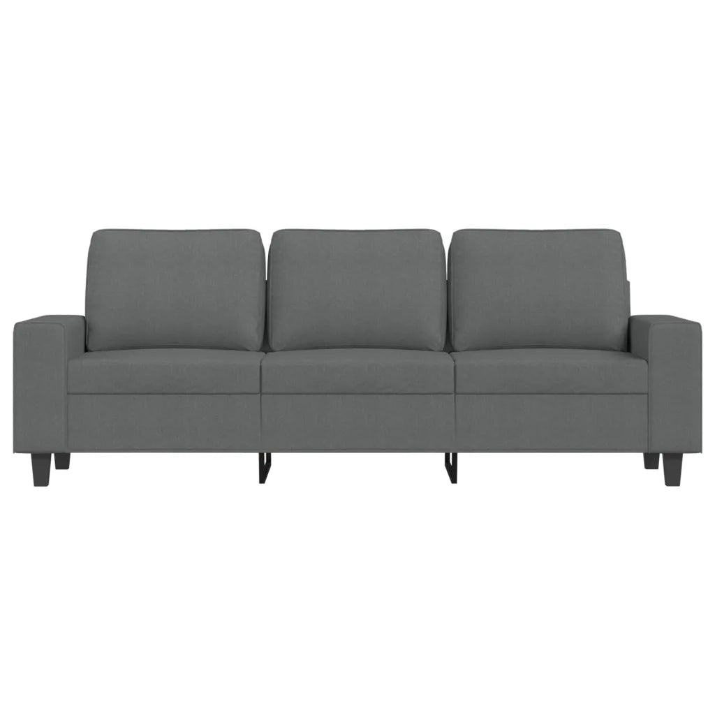 Divano a 3 Posti Grigio Chiaro 180 cm in Tessuto 359400
