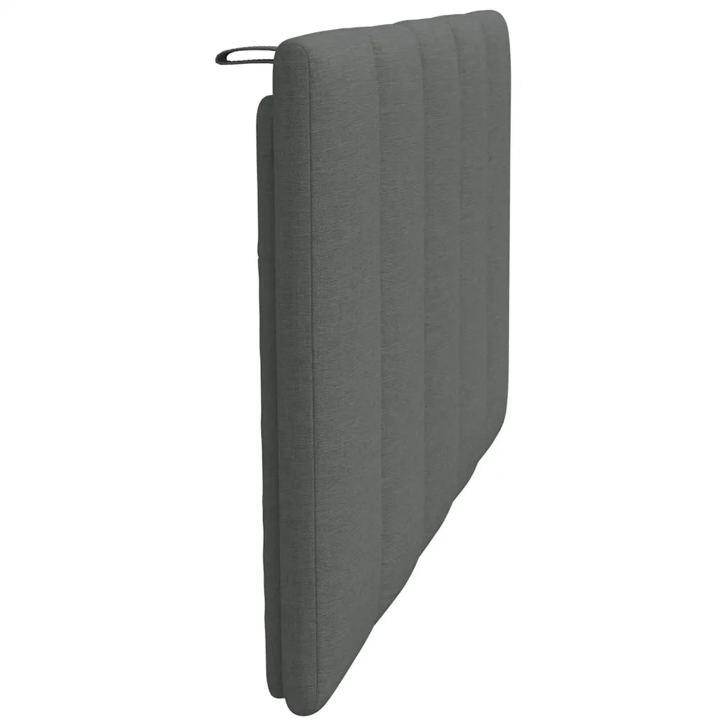 Cuscino Testiera Hanko Grigio Scuro 90 cm in Tessuto CFW8121583