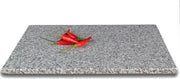 Piatto di taglio in granito, tavola di pietra, tavola in granito, tavola da servizio (granito cristallo, 30 x 20 x 1 cm)