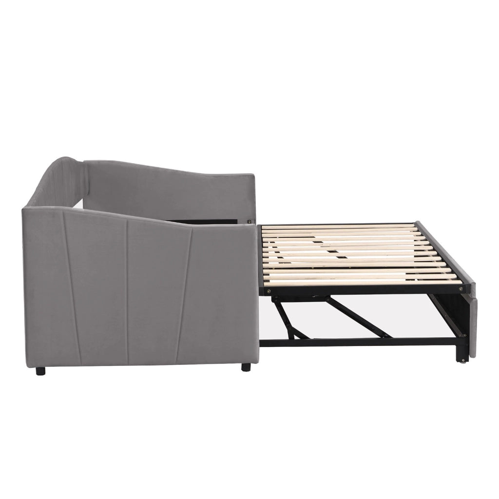 Letto a scomparsa per adulti - Xylo - 90/180x200 cm - Grigio