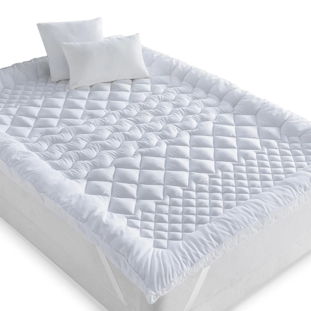 IDMarket - Sovramaterasso 140x190 cm 7 zone comfort spesso e morbido 600gr SACHA