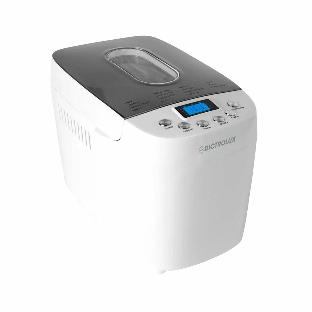 Trade Shop - Macchina Del Pane 850 Watt Con 15 Programmi Automatici 3 Pesi Impostabili Display Lcd -
