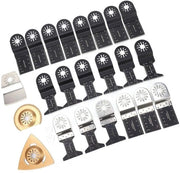 Kit di accessori multifunzionale per utensili oscillanti 25 pezzi - lamiere per sega a scorrimento compatibili con Bosch Fein Worx Einhell .