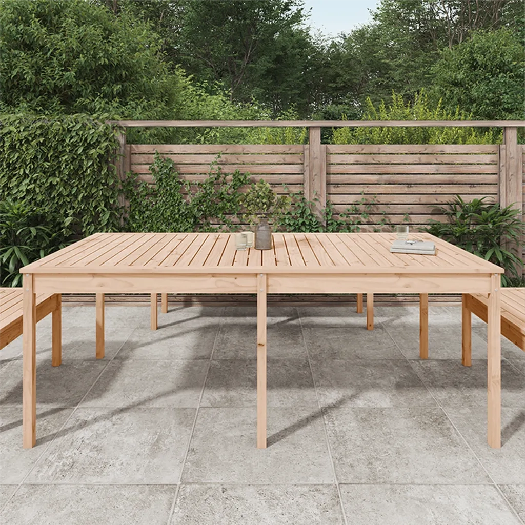 Tavolo da Giardino 203,5x100x76 cm in Legno Massello di Pinocod mxl 81979