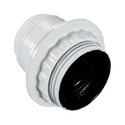 PORTALAMPADA CAMICIA LISCIA + GHIERA ELECTRALINE - TERMOPLASTICO BIANCO E27 M10X1- 6 pezzi
