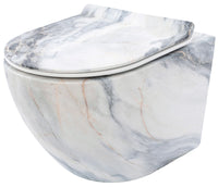 Vaso Wc Sospeso Rea Carlos Slim Granit Matt