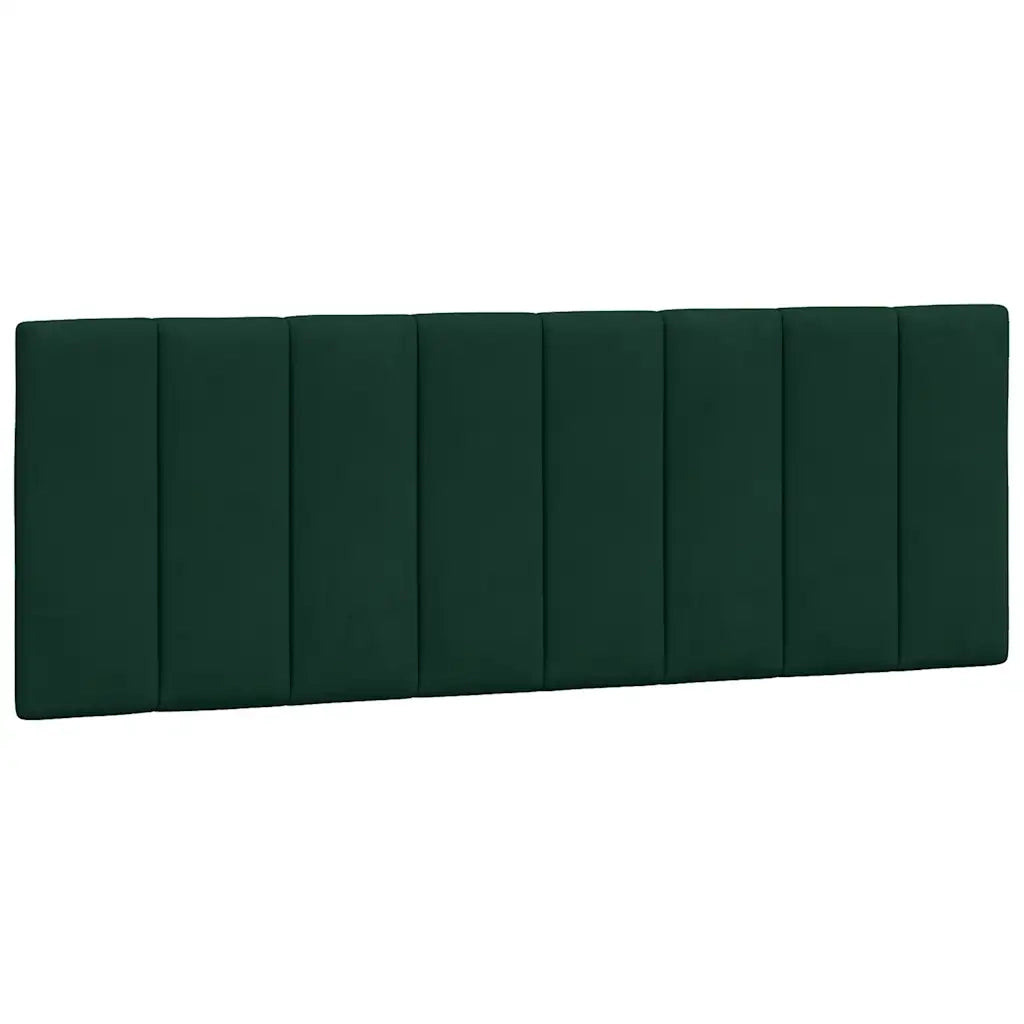 Cuscino Testiera Hanko Verde Scuro 120 cm in Velluto 374664