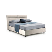 Letto Matrimoniale Alcatron, Letto Matrimoniale Sfoderabile Made in Italy, Beige