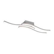PLAFONIERA LED ROUTE ACCIAIO SATIN. 3 LUCI X 5W 4000K- 1,0 pz