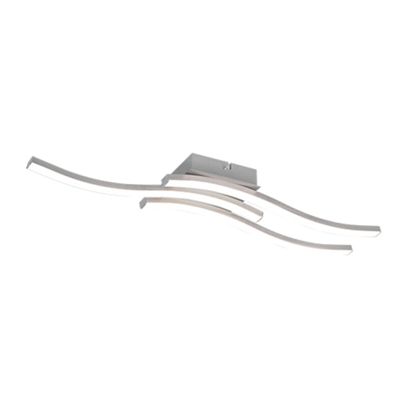 PLAFONIERA LED ROUTE ACCIAIO SATIN. 3 LUCI X 5W 4000K- 1,0 pz