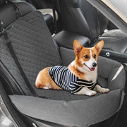 Sedile auto e casa per cani 2 in 1 con cintura di sicurezza 

Modello: 12345
Materiali: 100% Polyester
Dimensioni: 60 x 40 x 30 cm
Peso: 2,5 kg
Capacità di carico: 15 kg
Colore: Marrone
Compatibilità: Auto e casa