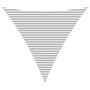 Vela Parasole | Telo Ombra | Vela da ombra solare Grigio chiaro e bianco 6 x 6 x 6 m