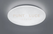 KATO PLAFONIERA LED 27W 3060lm, 3000 - 5500K DIFFUSORE METACRILATO BIANCO EFFETTO CIELO STELLATO CON TELECOMANDO CON FUNZIONI DI VARIAZIONE LUCE CALDA E FREDDA, REGOLAZIONE INTENSITA' DI LUCE E LUCE NOTTURNA D.60CM