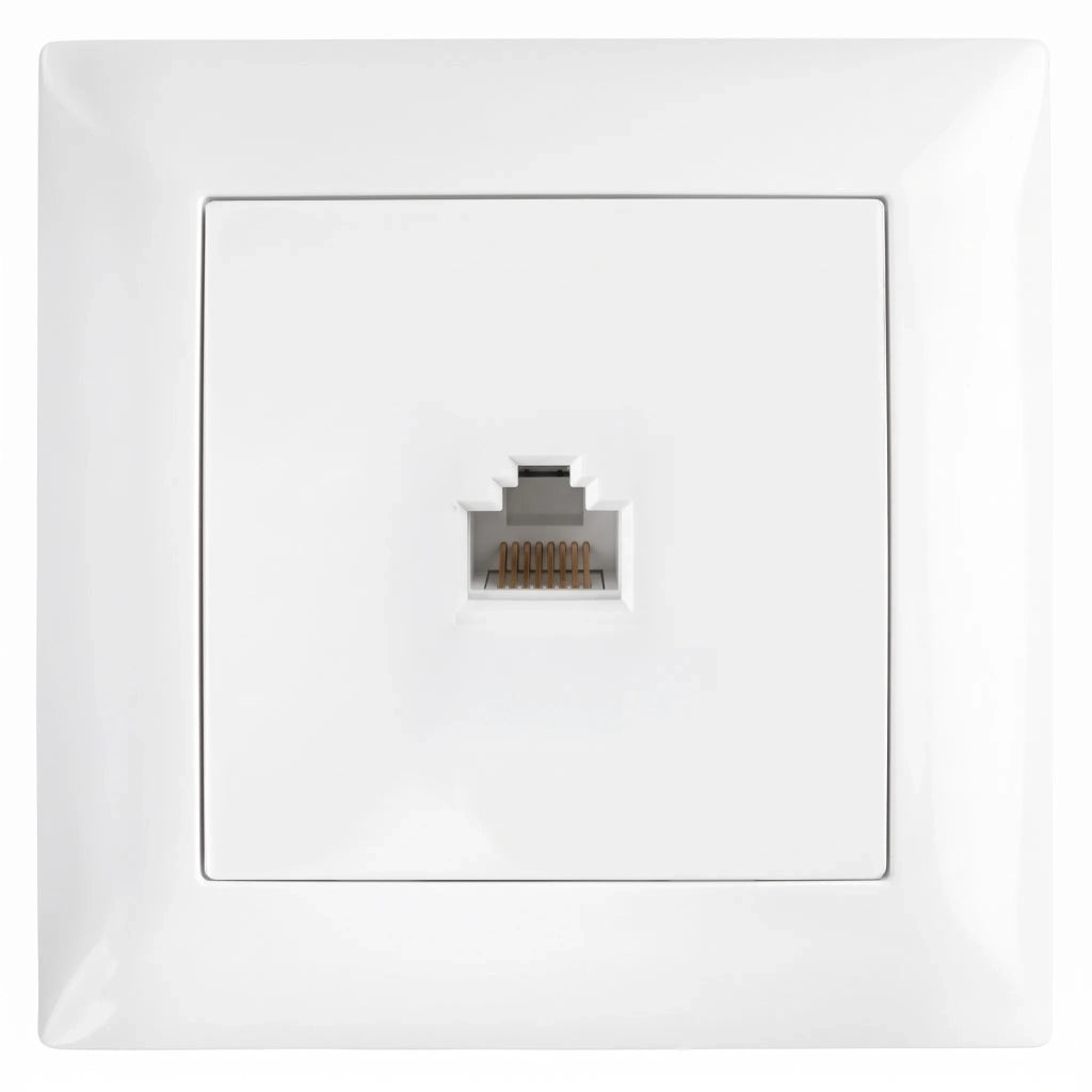Presa Rj45 Con Cornice Oste Jnh010-s White