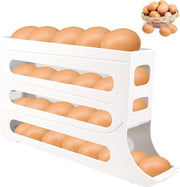 Contenitore per uova - 30 uova - 4 livelli per uova in cucina - rotazione automatica - contenitore per organizzare uova e uova