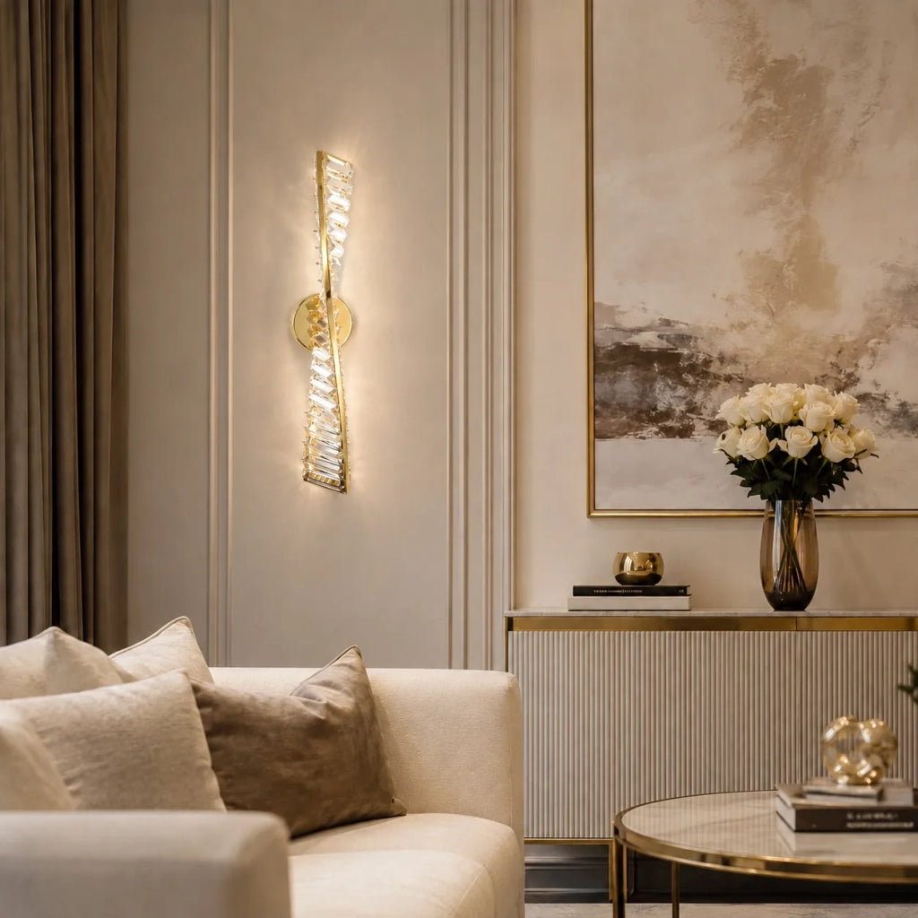 Applique Da Parete Led App1951-w 50 Cm Gold