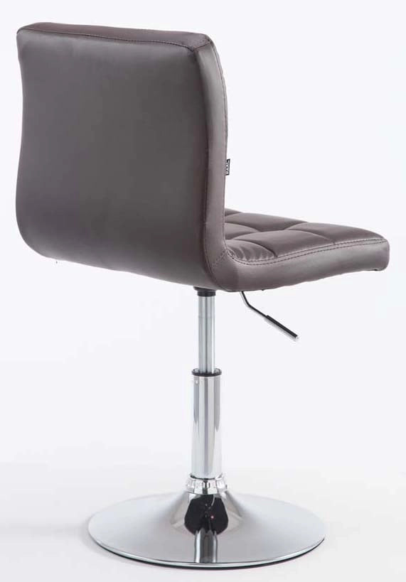 Set 2 Sedie Lounge Palma V2 in similpelle marrone