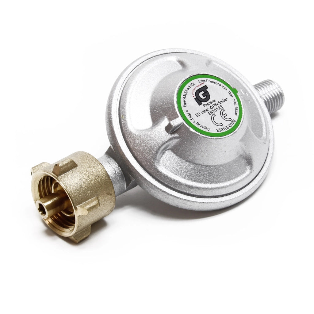 Fornello a gas da esterno 10,5 kW Campeggio Tubo 1,5m Regolatore pressione 50mbar Germania