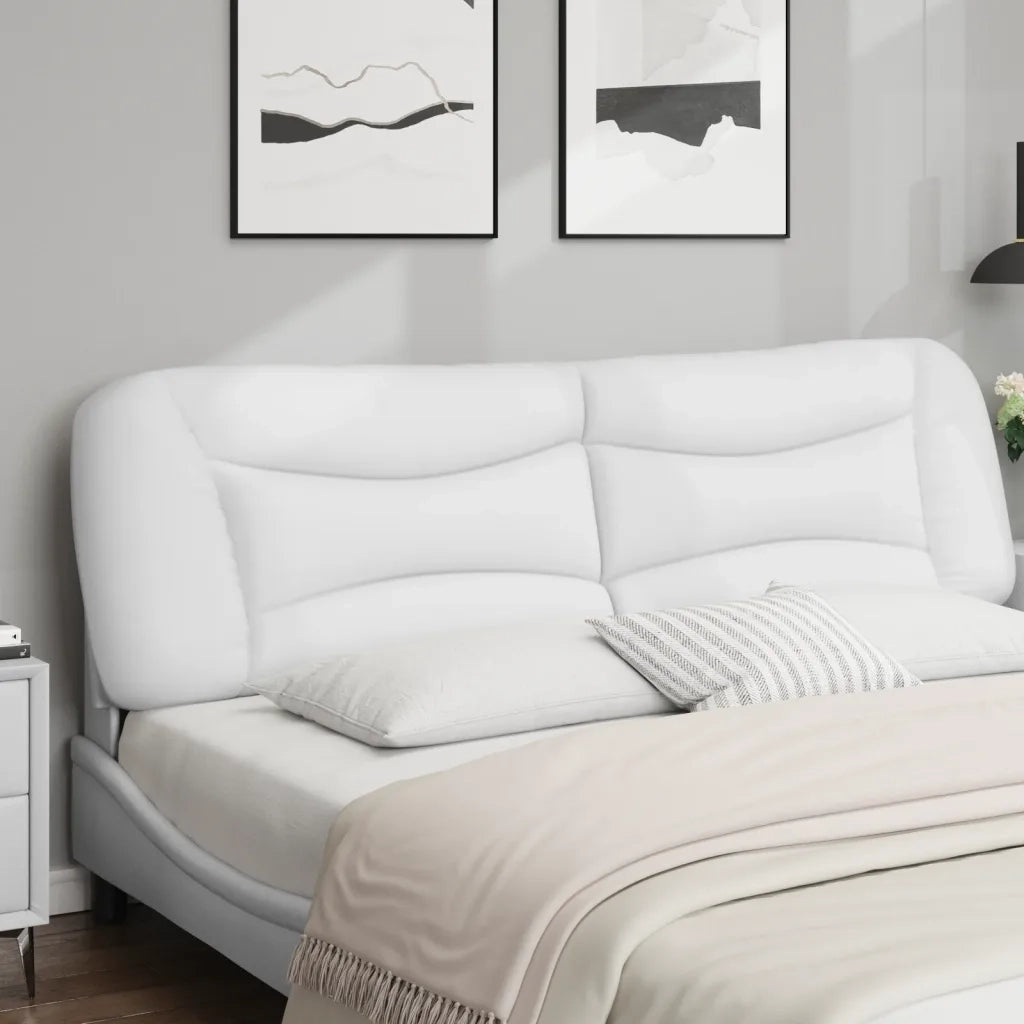 Cuscino Testiera Hvar Bianco 180 cm in Similpelle CFW6086427