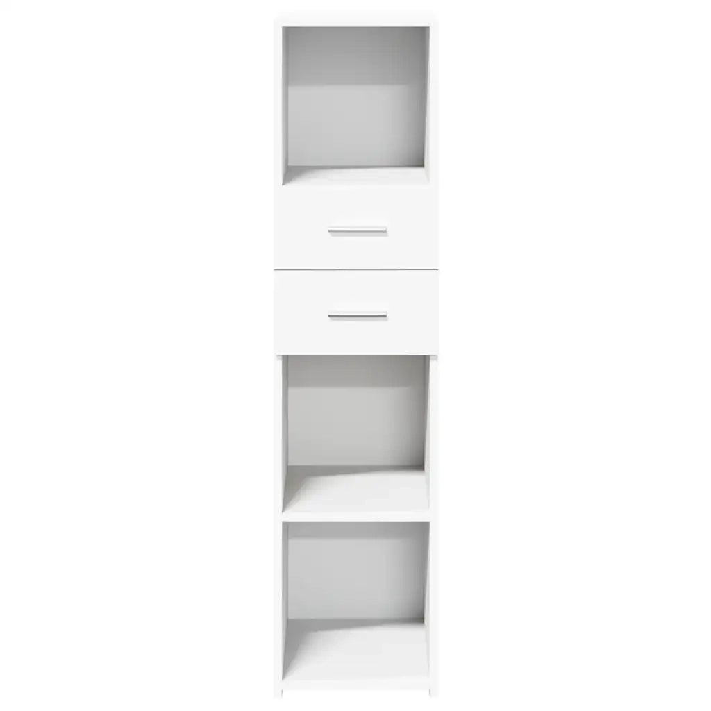 Credenza Bianca 30x42,5x124 cm in Legno Multistrato 846152