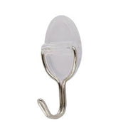 Trade Shop - Set 3pz Ganci Appendini Adesivi Parete Casa Cucina Bagno Attaccapanni Ovale 87010 -