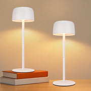 ZMH Lampada da tavolo LED set 2 pezzi wireless dimmerabile 3 temperature altezza regolabile per camera letto soggiorno