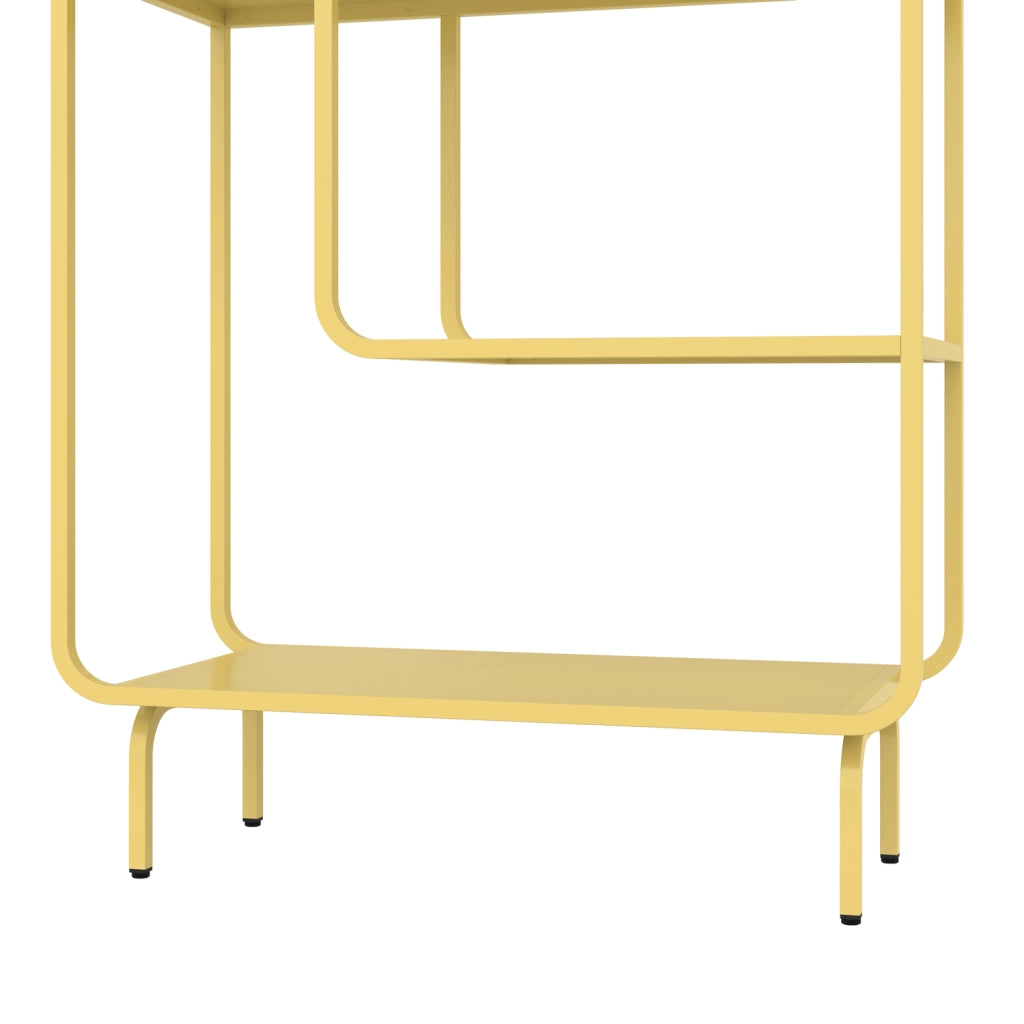 Console design in metallo giallo CAPUCINE
