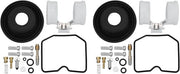 2 Set di Riparazione Carburatori Adatti a Kawasaki Vulcan 500/EN500 1991-1995