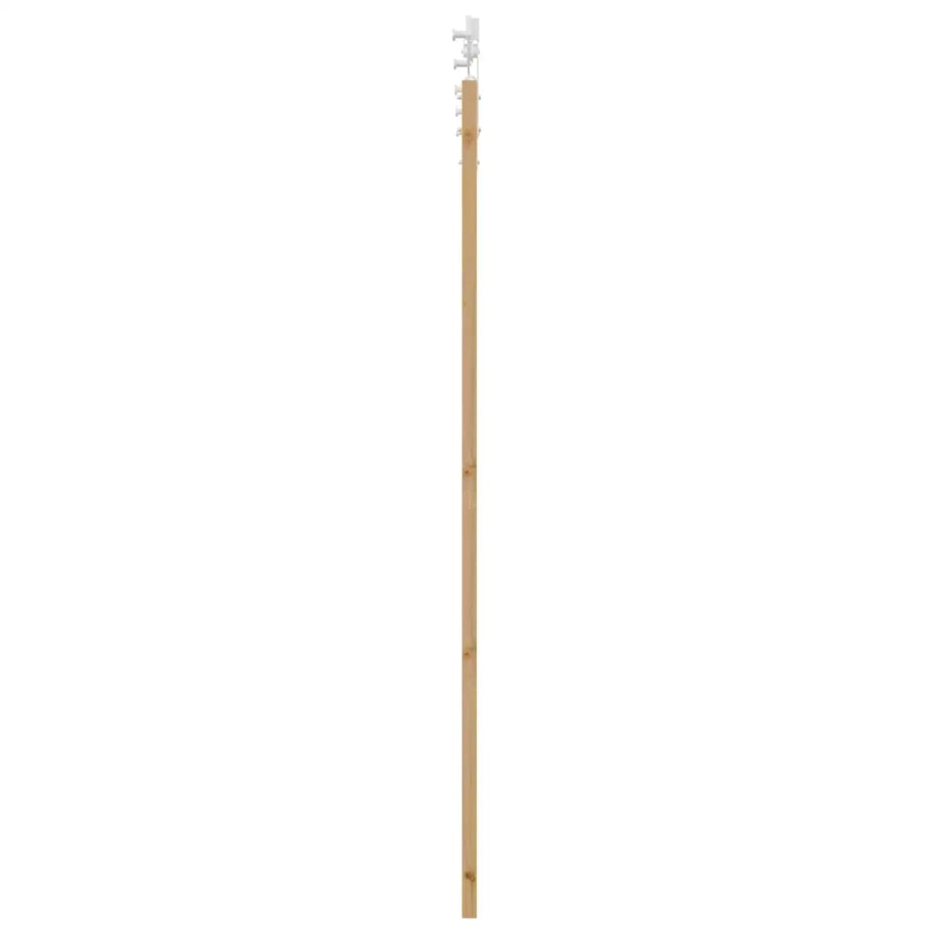 Porta scorrevole Naturale e Bianco 86 x 211 cm
