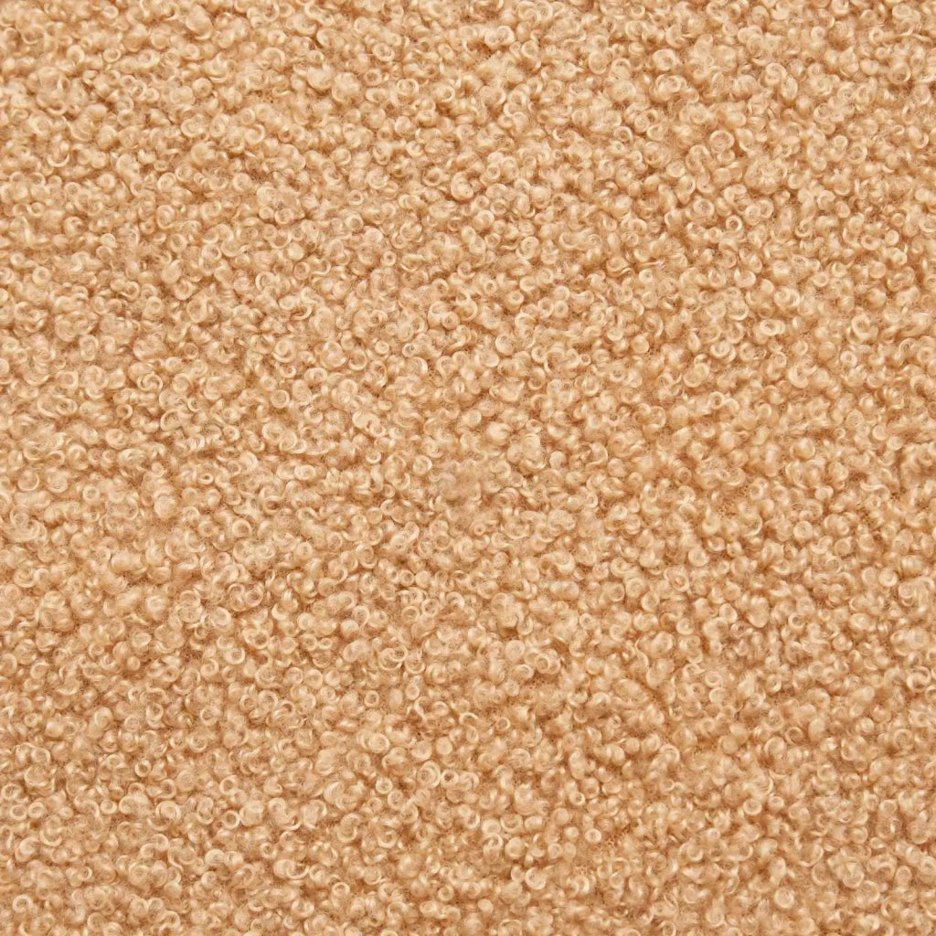 Sedie da pranzo girevoli 2 pz Bouclé Beige 54 x 58 x 87 cm 42034335