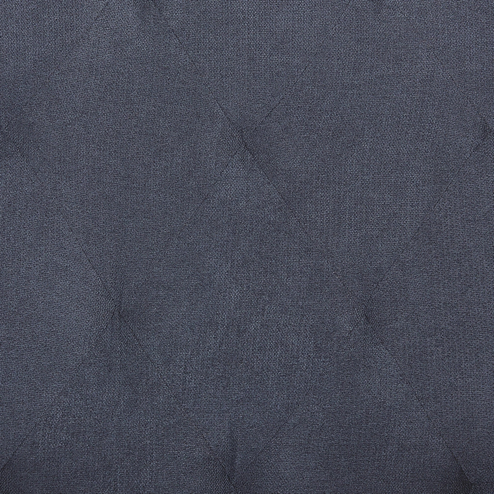 Sedia a Dondolo in Tessuto di colore Grigio in Solido Legno Stile Classico Moderno