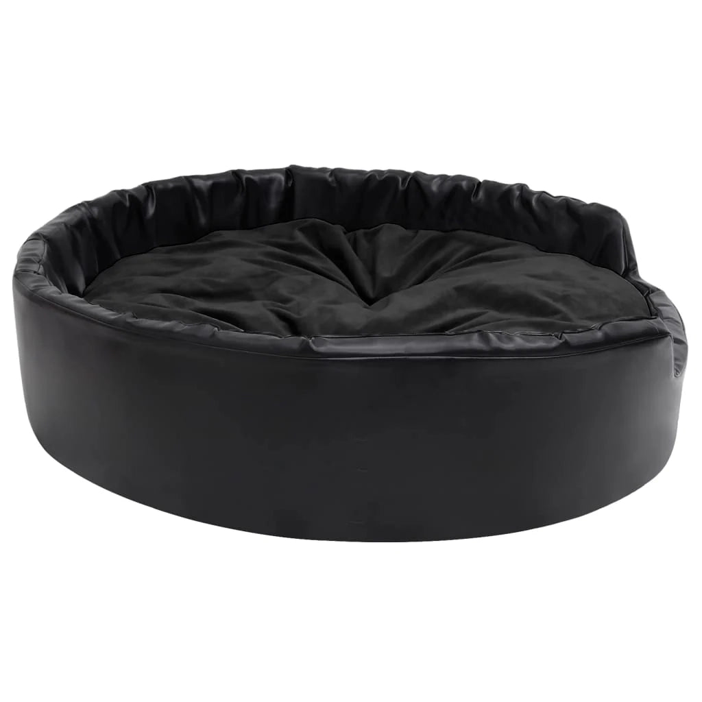 Cuccia per cani 99 x 89 x 21 cm Peluche e similpelle nera 02_0043221