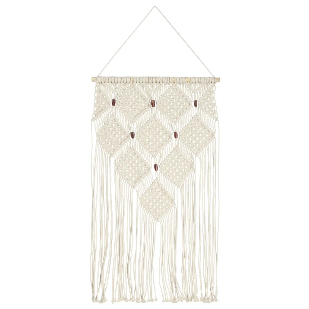 vidaXL Decorazione da Parete in Macramè 40x80 cm Cotone