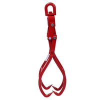 Pinza forestale per legna e tronchi fino a 1310 mm 1500kg di forza di trazione 4 artigli