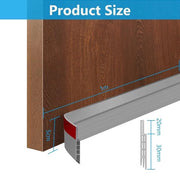 Striscia di chiusura per porte, stopper di chiusura automatica per porte, striscia di sigillatura per porte, striscia di chiusura per porte, 5 x 250 cm (B x L)